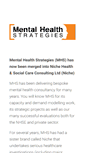 Mobile Screenshot of mentalhealthstrategies.co.uk